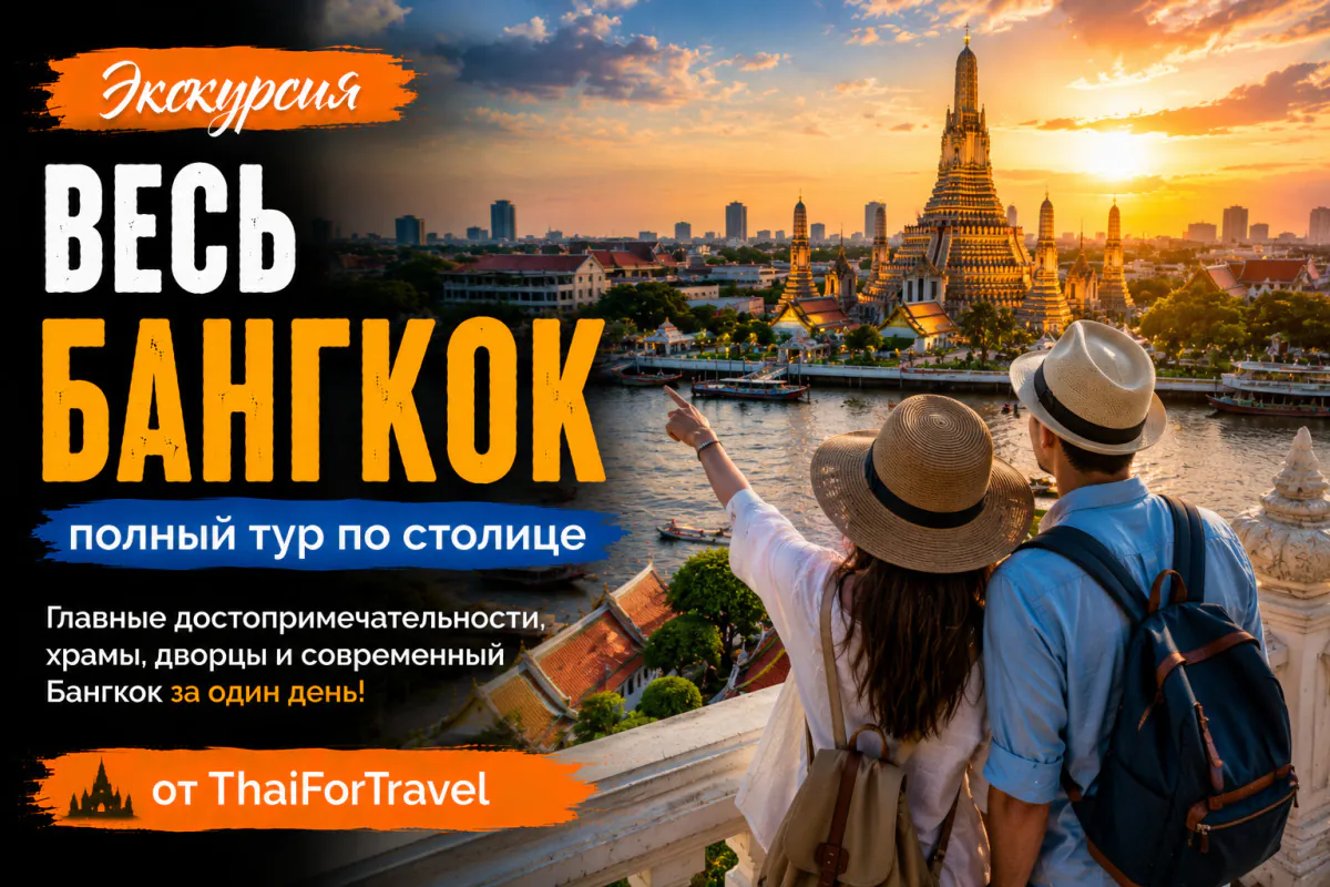 Весь Бангкок – Полный Тур по Столице