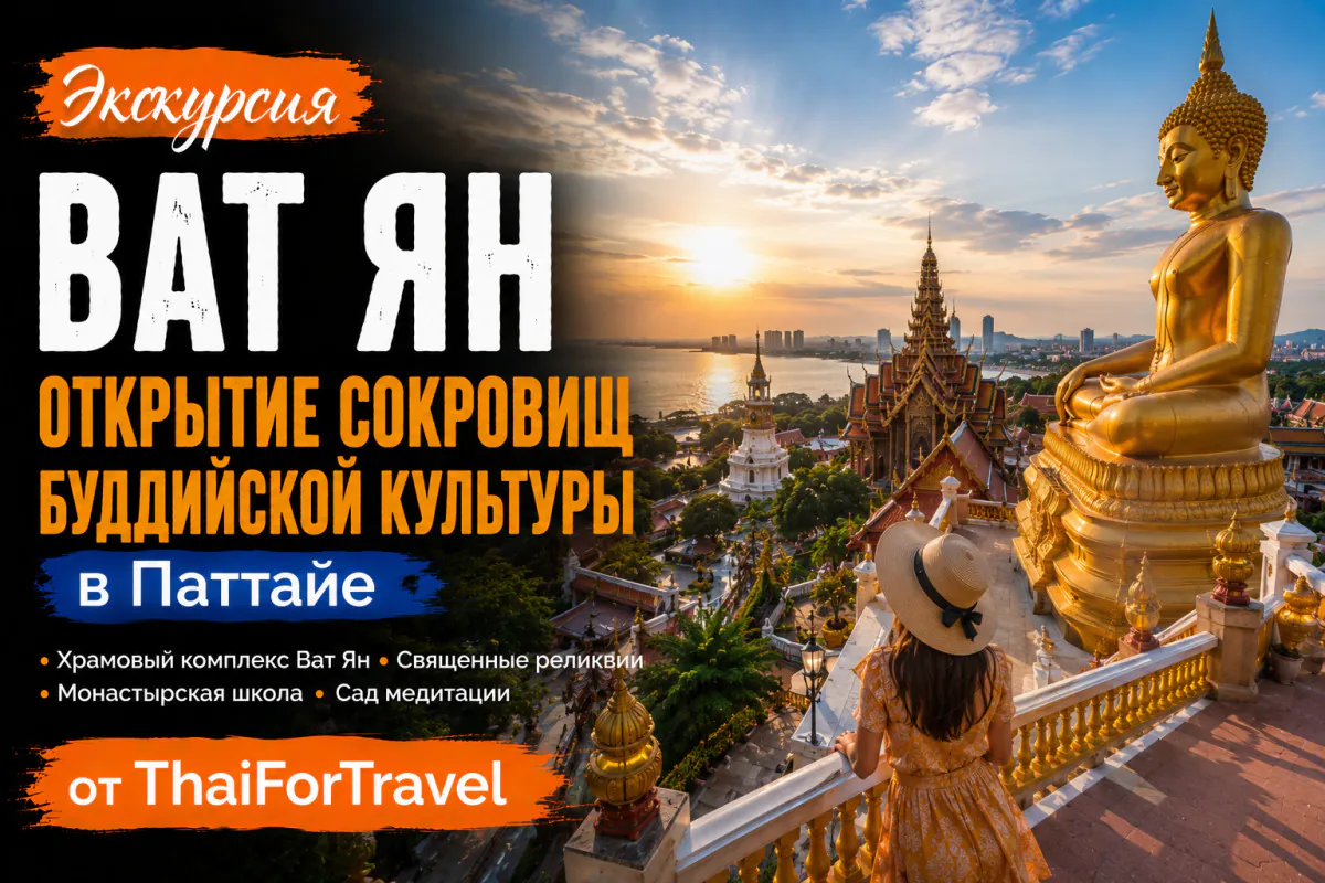 Экскурсия в храм Ват Ян в Паттайе: История, цены и отзывы