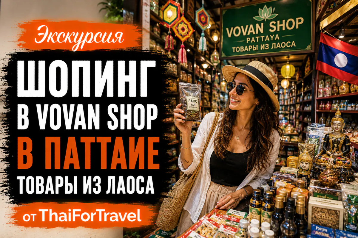 Шопинг в Вован Шоп в Паттайе — экскурсия в Boban Shop