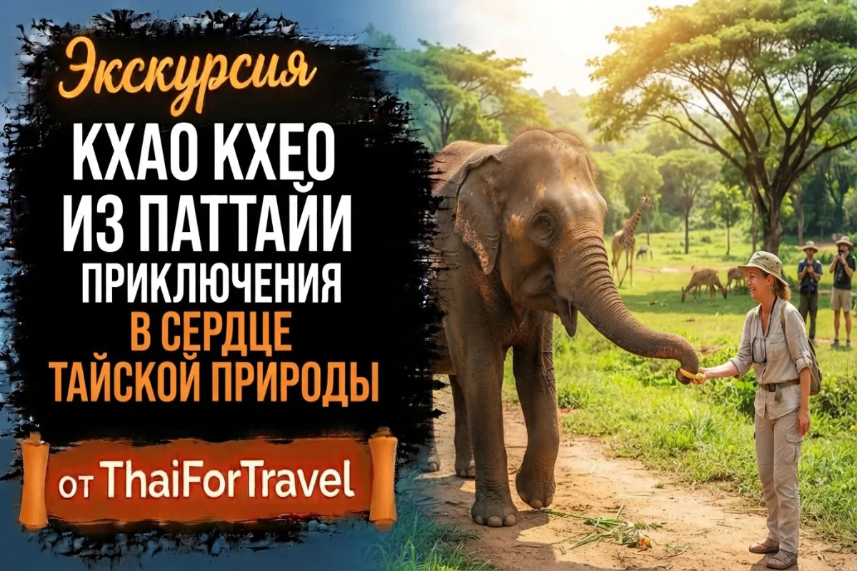 Экскурсия в Зоопарк Кхао Кхео: сафари и уникальные животные